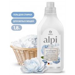 GRASS ALPI  гель-концентрат д/стирки белых вещей 1,8л White gel флакон 125733