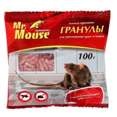 От грызунов приманка гранулы 100гр. пакет Mr. Mouse М-914